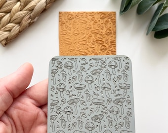 Mushroom Texture Mat: Polymer Clay Earring Tool (65mm)