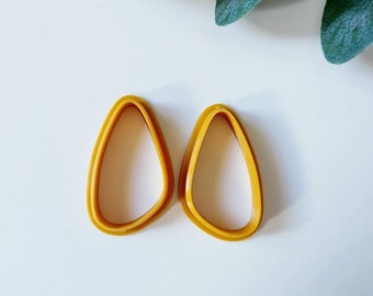 Teardrop Polymer Clay Shape Cutter ⎥Mirrored Pair⎥ Earring Making ⎥ Jewellery Making⎥Clay Tools⎥Jewellery Tools⎥