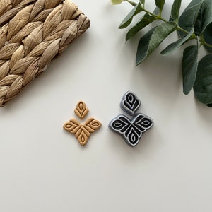 Sierlijke bungelset polymeerkleisnijders / sieradengereedschap / oorbellen maken / botanisch