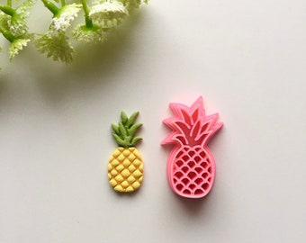 Ananas Fruit Klei Cutter / Polymeer Klei Gereedschap / Sieraden Gereedschap / Oorbellen Maken / Klei Gereedschap / Botanische / Lente Cutters