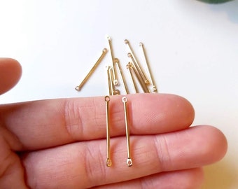 Smooth Brass Connectors ⎪Statement earrings⎪ Polymer Clay Earrings⎪ Raw Brass ⎪ Brass charms⎪Earring tools | Earring Tools