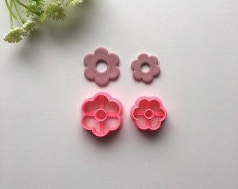 Flower Donut Cutter / Polymer Clay Tools / Jewellery Tools / Earring Making / Clay Tools/ Botanical / Floral