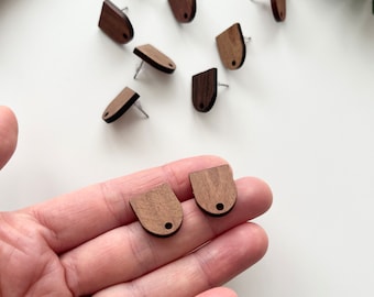 Wooden Half Oval: Polymer Clay Tool / Jewelry Making