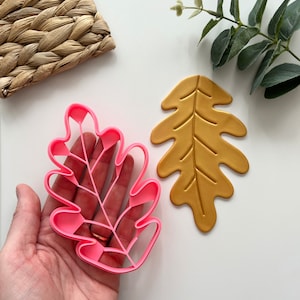Trinket & Jewellery Dish Oak Leaf Polymer Clay Cutter - VeeClayDesign Shop
