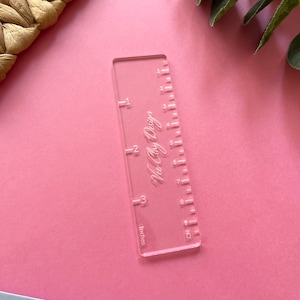 Size Reference Ruler + Custom design / Polymer Clay Cutters + Tools / Earring Making