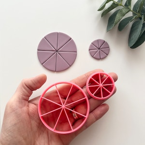 Color Recipe Wheel Clay Cutters  / Polymer Clay Tools / Jewellery Tools / Earring Making / Clay Tools