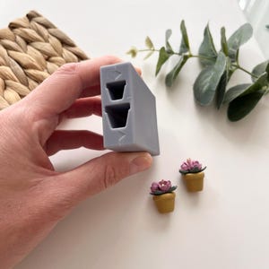 Plant Pots Bead Rollers - 10mm & 13mm / Polymer Clay Cutters + Tools / Earring Making