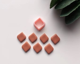 Diamond Stud Polymer Clay Cutter: Earring & Jewelry Making
