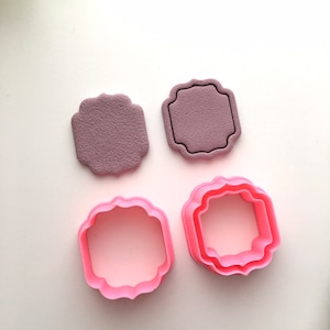 Venetian Window Picture Frame Cutter / Polymer Clay Tools / Jewellery Tools / Earring Making / Clay Tools/ Floral/ Botanical/ Boho/ Summer
