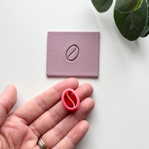 Coffee Bean Clay Cutter: Polymer Clay Earring Jewelry Tool