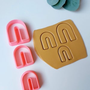 Arch Polymer Clay Shape Cutters 25mm, 30mm, 35mmPolymer Clay Cutters Jewellery MakingClay ToolsJewellery ToolsPolymer Clay Cutters image 3