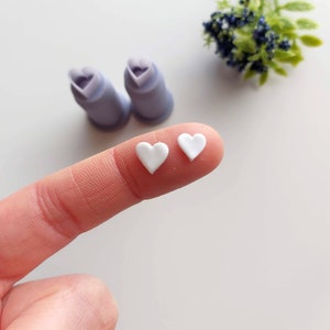 Mini Hearts Clay Cutters / Polymer Clay Cutters / Micro Cutters / Earring Making / Clay Tools
