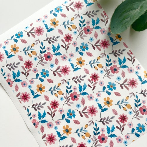 Bouquet Image Transfer Paper 1 Sheet/ Polymer Clay Tools / Etsy