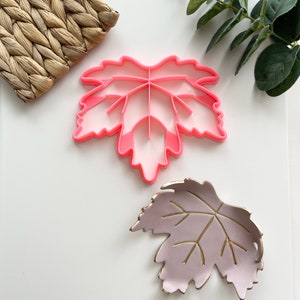Schale Ahornblatt Polymer Clay Cutter - VeeClayDesign Shop