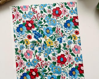 Flowers 1 Transfer Paper: Polymer Clay Jewelry Design F1