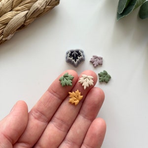 Mini Maple Clay Cutter / Polymer Clay Cutters / Mikro Cutters / Ohrring Herstellung / Clay Werkzeuge