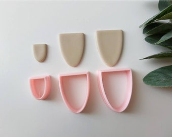 Pointy Half Oval / Polymer Clay Tools / Jewellery Tools / Earring Making / Clay Tools Draft / Clay Suppliers