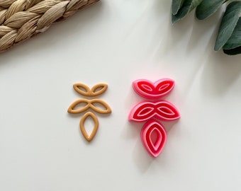 Statement Leaf Dangle Earring Clay Cutters / Polymer Clay Tools / Sieraden Tools / Earring Making / Clay Tools