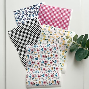 Transfer Paper Bundle #6 (5 Bögen) / Polymer Clay Werkzeuge / Schmuck / Herstellung von Ohrringen / Werkzeuge aus Ton / Blumen / Pflanzen