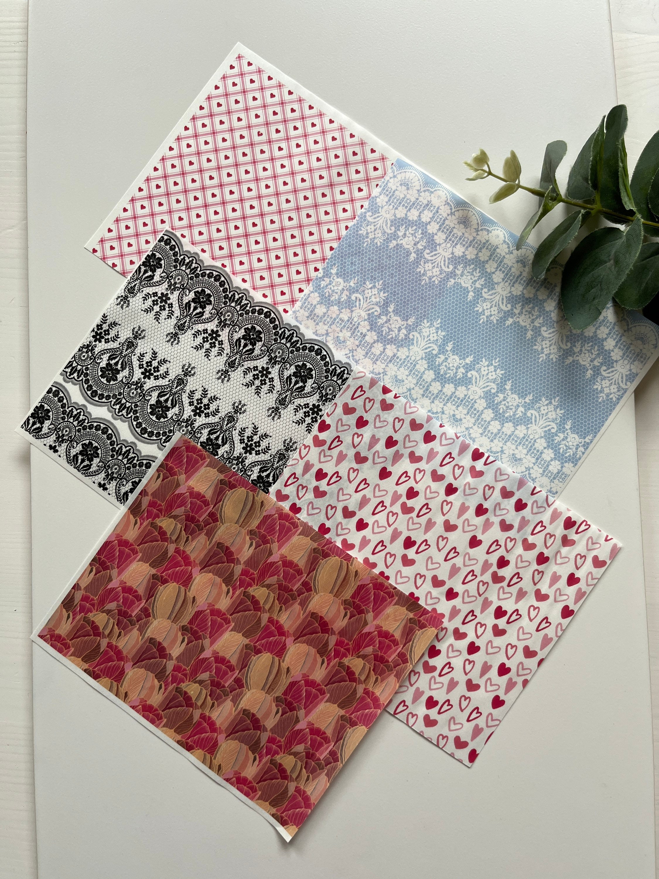 Briartw Transferpapier Für Polymerton – Woodland Wonders Muster, 20 Blatt (4 Muster), Je 10x14,8 Cm