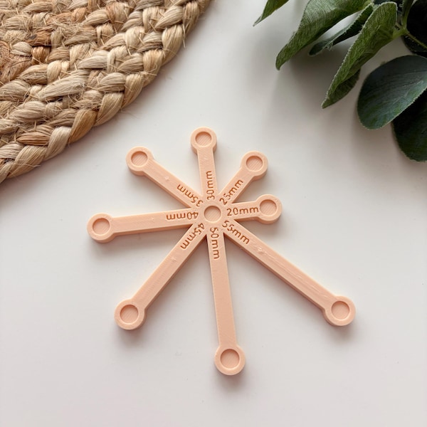 Chain measuring Tool/ Polymer Clay Cutters + Tools / Earring Making