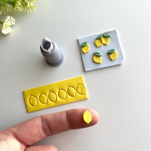 Lemon Mini Clay Cutter / Polymer Clay Cutters / Micro Cutters / Earring Making / Clay Tools