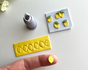 Lemon Mini Clay Cutter / Polymer Clay Cutters / Micro Cutters / Earring Making / Clay Tools