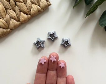 Mini Star Clay Cutter Set: Polymer Earring Making Tools