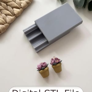 Pot Plant Bead Roller for Polymer Clay Cutter - Digital STL File