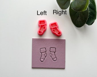 Socks Clay Cutter: Polymer Clay Earring, Jewelry Tool