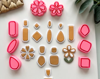 Polymer Clay Gem Cutter Bundle: Jewelry & Earring Making Tools