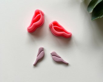 Mini Bird Clay Cutter Set: Polymer Clay Earring Tools (2 Sizes)