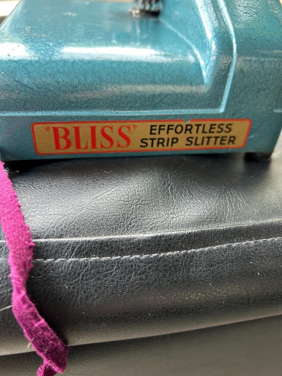 Vintage Bliss Portable Strip Slitter Cuts Wools or Other Fabrics