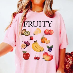 fruity shirt | fruity lesbian shirt | strawberry cottagecore shirt | strawberry aesthetic | lesbian shirt | funny lesbian | subtle lesbian
