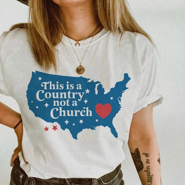 This is a country not a church shirt |  women's rights | separation of church state | reproductive rights | liberal | leftist | roe v wade