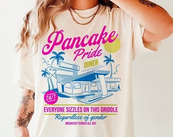 Pan pride | pansexual shirt | pansexual flag | subtle pansexual | subtle pride shirt | queer owned shop | pancake pride | pansexual top |