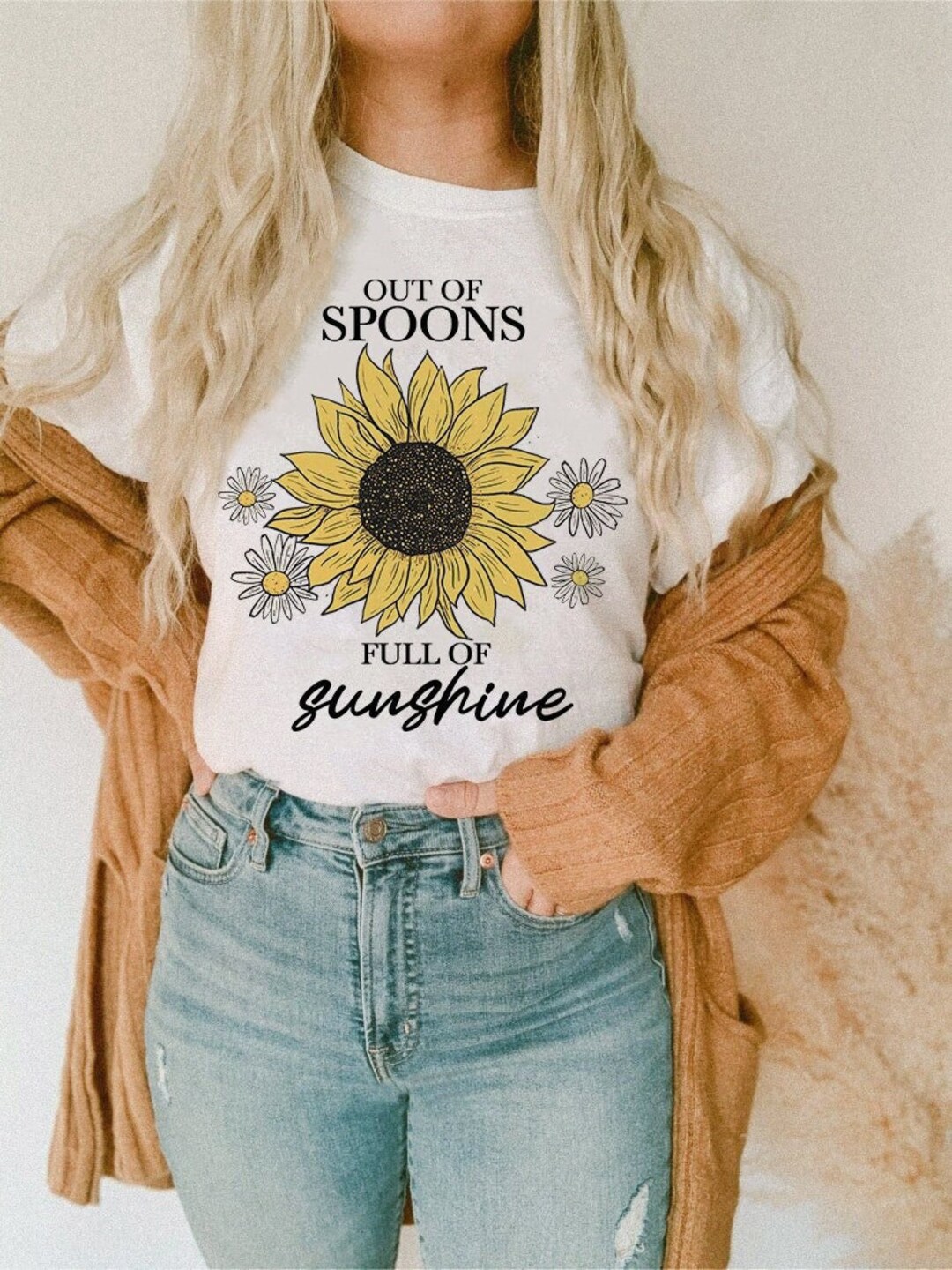 Out of Spoons Full of Sunshine Shirt Spoonies Shirt Spoons Shirt