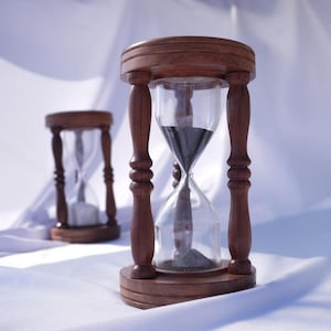 Wooden Hourglass, Home Decoration, Hourglass Sand Timer, Home Living Room Decorative Hourglass, Kitchen Timer, Valentine&#39;s day gift