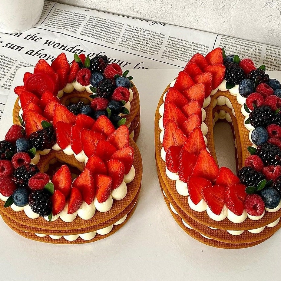 Tarts de Feybesse  Number/Letter Cake