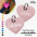 Brand pendant heart "desired word + symbol" | personalized | 10 colors | gift, gift idea, lucky charm, collar, halter, horse product logo