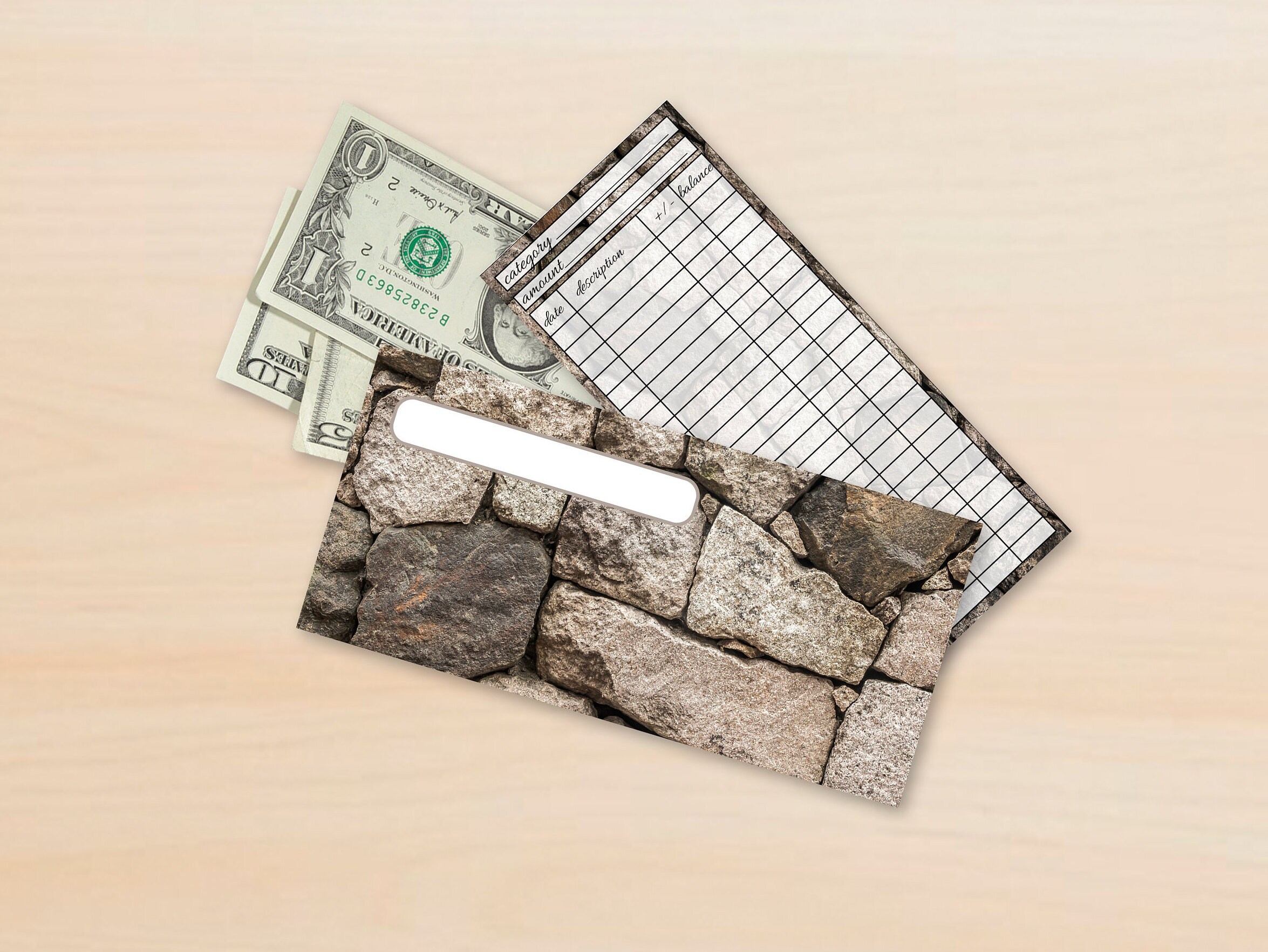 Stationery set expense tracker budget envelopes Etsy