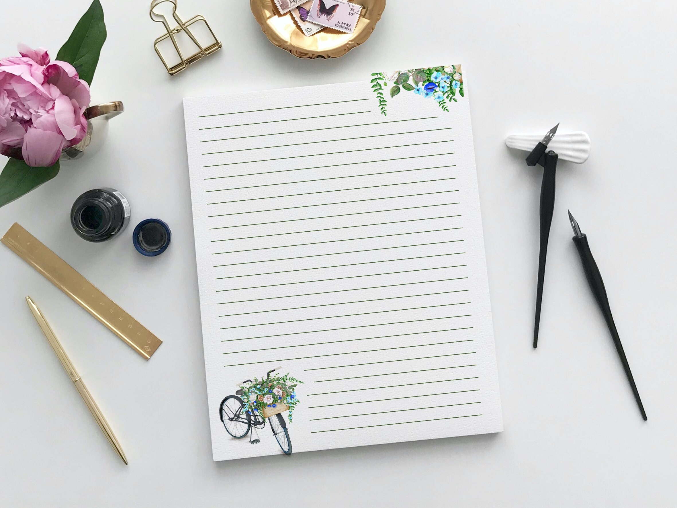 Letter writing set stationary paper Etsy