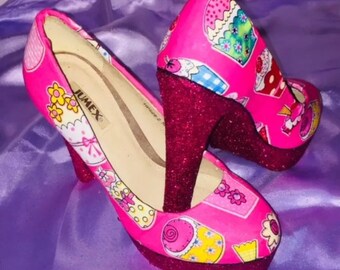 Disney Tinkerbell Shoes / Heels Uk Sizes 2.5 8 | Etsy