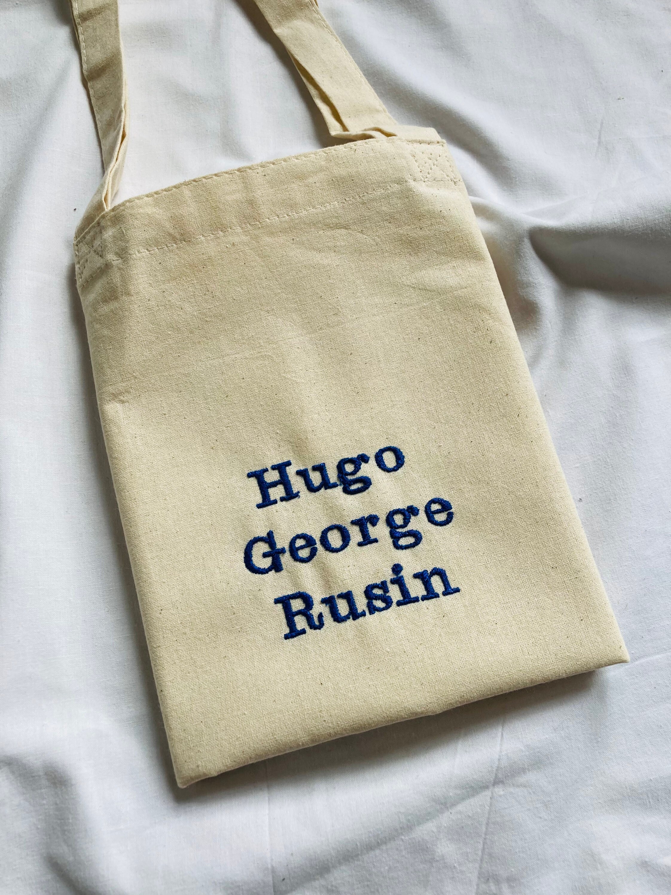 Large personalised name tote bag Etsy