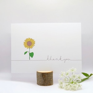 Postal "Gracias" | Arte de una línea | Muchas gracias