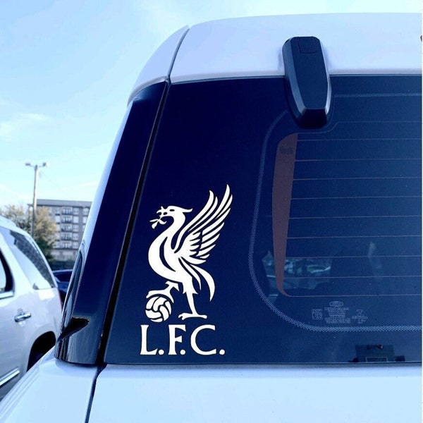 Liverpool FC Vinyl Decal, Liverpool Sticker for Car, Liverpool FC Soccer Laptop Sticker, Liverpool Football Logo Decal
