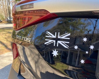 MKS0145 Love Australia Flag Decal Sticker Home Pride Travel Car Truck Van Bumper Window Laptop Cup Wall One 5 Inch Decal 