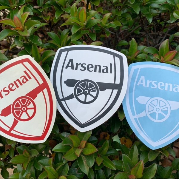 Arsenal F.C. Decal, Arsenal Soccer Vinyl Sticker for Car, Laptop, Window, Water Bottle, Truck, Futbol Gifts for Him, Arsenal Pride Decor