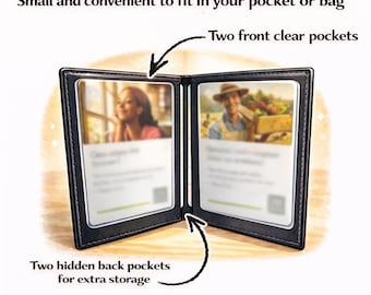 2025 Tract Holder / Faux Leather Wallet for new tracts - JW - Holds around 40 tracts!