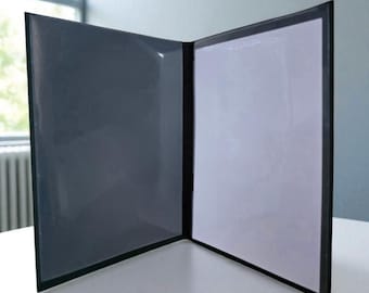 Personalized A4 Faux Leather Document Holder: Engraved Portfolio Organizer